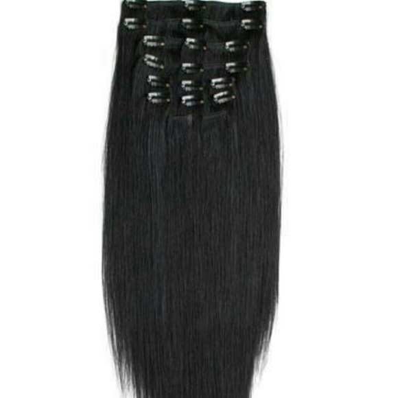 Looking for real hair black extensions.