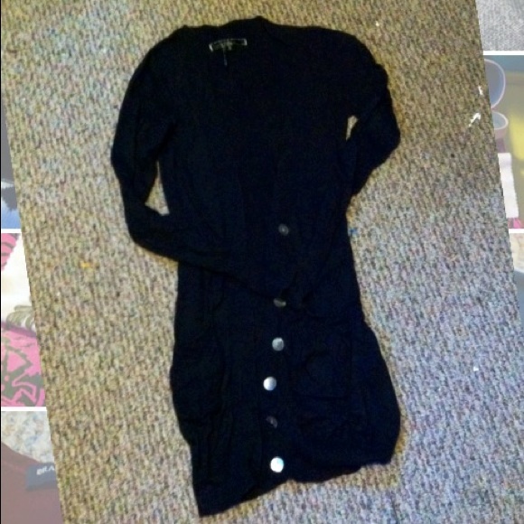 Love stitch gray cardigan