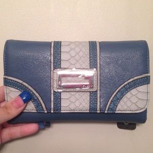 Blue Guess Wallet