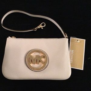 Michael Kors Leather Wristlet