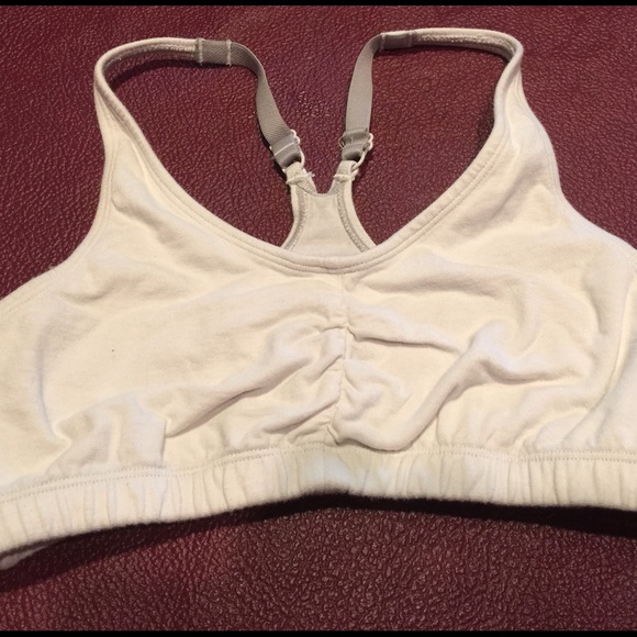 White Sports Bralette