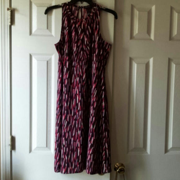 Cute, flirty sleeveless multi color dress