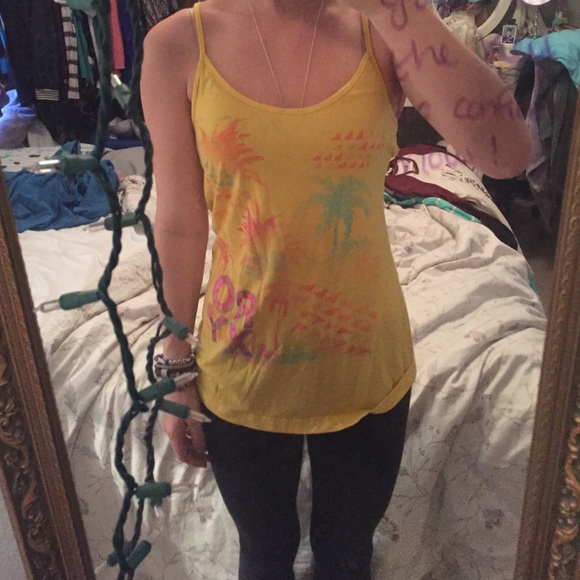 Yellow Beachy Tank!