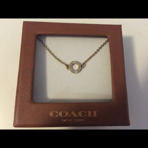 Coach necklace-Gold