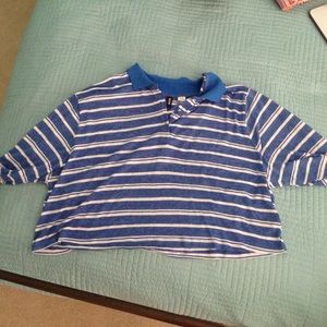 Urban outfitters polo crop top