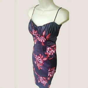 David Meister Floral Sheath Dress