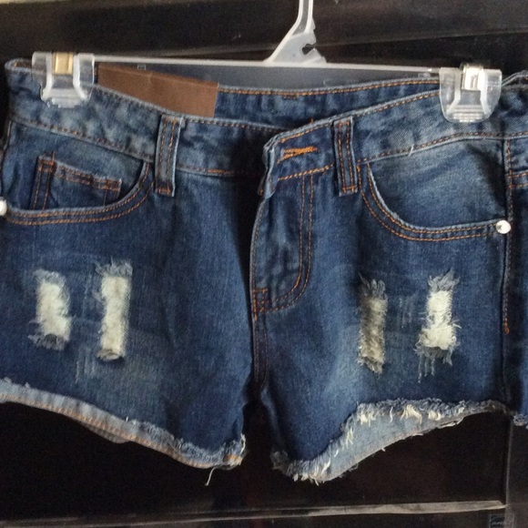 Brand New Distressed Jean Cutoffs