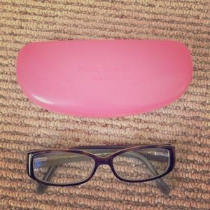 Kate Spade reading glasses and case.