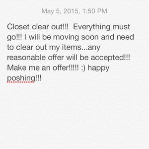 Everything must go!!!