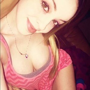 Pink medium striped VS shirt