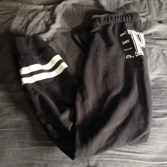 PINK Victoria's Secret Pants - VS PINK grey gym pant NWOT limited edition rare