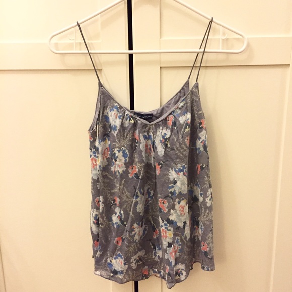 American Eagle floral tank xs