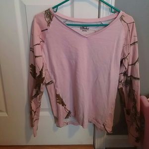 Cabelas Pink Realtree long sleeve shirt