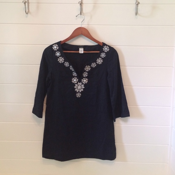 J Crew navy tunic