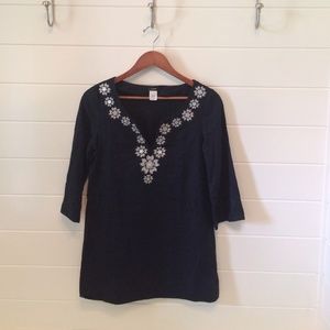 J Crew navy tunic