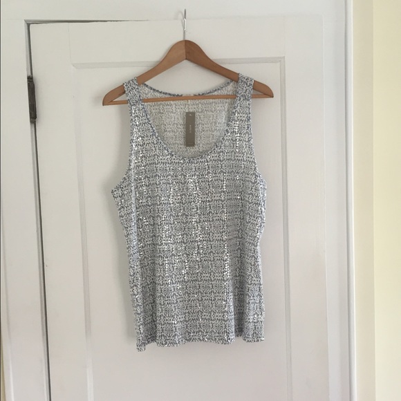 J.Crew SUNLIT SEQUIN TANK
