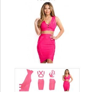 HOUSE OF CB BANDAGE 2 piece set🚫sold🚫