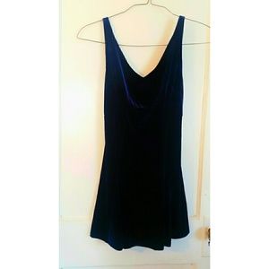 Vintage blue velvet Victorias Secret dress