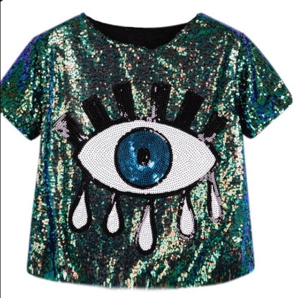 Beautiful sequin crop top - NWT - Picture 1 of 1