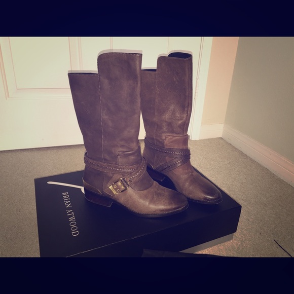 B Brian Atwood Mid calf boots - Picture 1 of 3