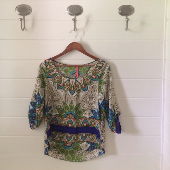 Printed Silky Blouse