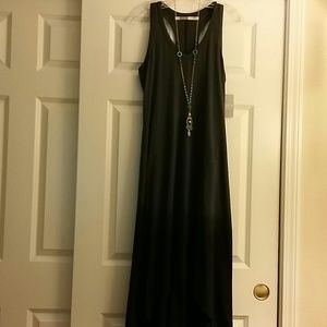 Athleta blue short to long dress