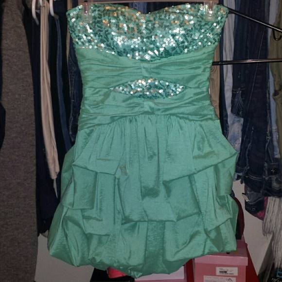 Homecoming Aqua Dress