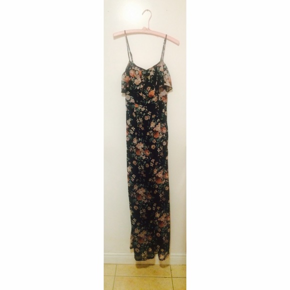 Pins & Needles Chiffon Ruffle Top Jumpsuit