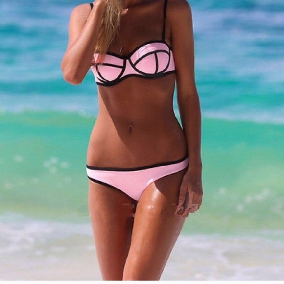 Boutique Other - Pink bikini size small swim suit / swimsuit