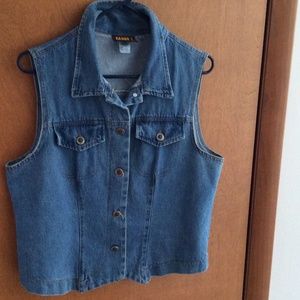 Denim vest