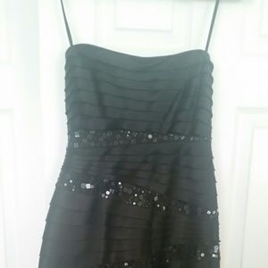 BCBG black cocktail dress