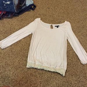 AEO 3/4 sleeve top