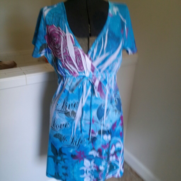Colorful spring dress
