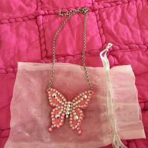 Tarantino butterfly necklace