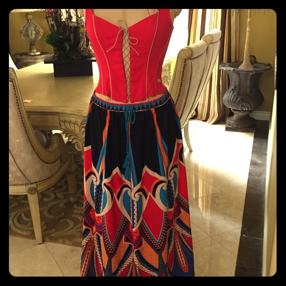 Flying Tomato Dresses & Skirts - Long brand new colorful skirt perfect for summer