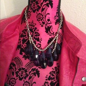 Dark blue necklace