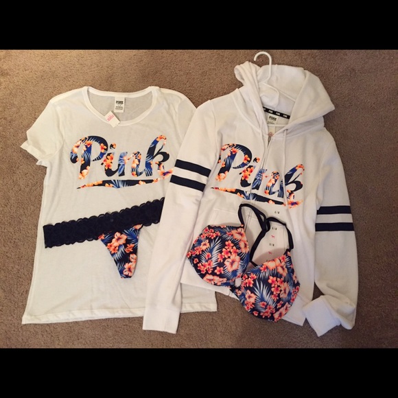 💖SOLD💖 Victoria's Secret PINK floral bundle