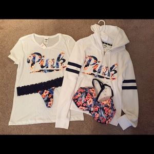 💖SOLD💖 Victoria's Secret PINK floral bundle