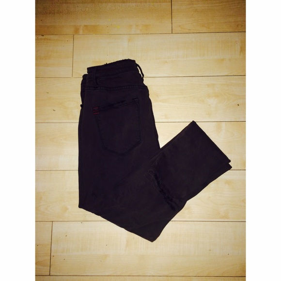 BDG Twig Super High Rise Jean - Washed Black