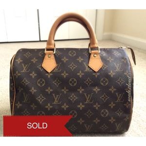 Authentic Louis Vuitton speedy 30
