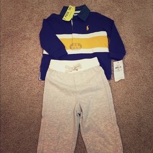 Two piece baby boy Ralph Lauren outfit 👼🏼