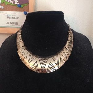 Black and gold necklace