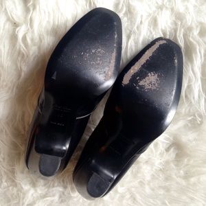 Miu Miu Shoes - Miu Miu Peep Toe Curved Heel Pumps Sz 40 / 10 Miu Miu Shoes - Miu Miu Peep Toe Curved Heel Pumps Sz 40 / 10