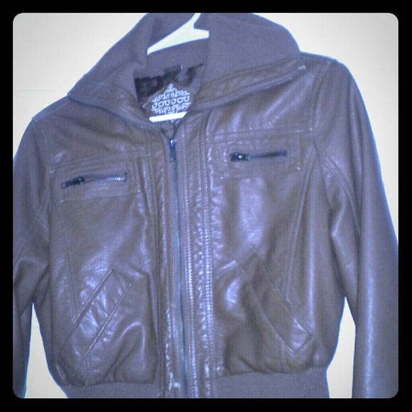 Brown Faux leather