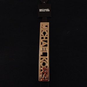 Black Michael Kors Leather Belt