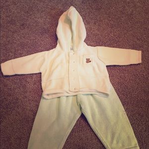 Baby sweater outfit.