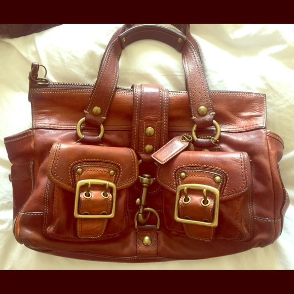 Coach Legacy Vintage large bag whiskey