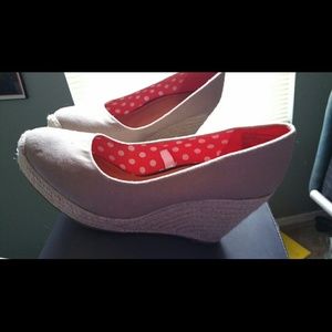 Beige wedge Shoes