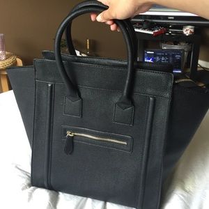 Black Trapeze Purse