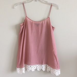 Silk & Lace Tank